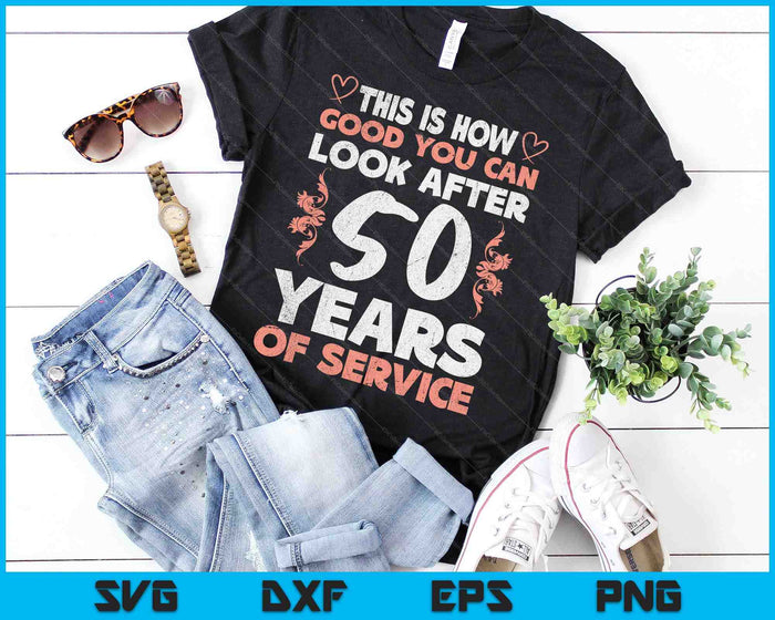 50 Years Of Service 50 Years Of Work Anniversary SVG PNG Digital Cutting Files 50 Years Of Service 50 Years Of Work Anniversary SVG PNG Digital Cutting Files