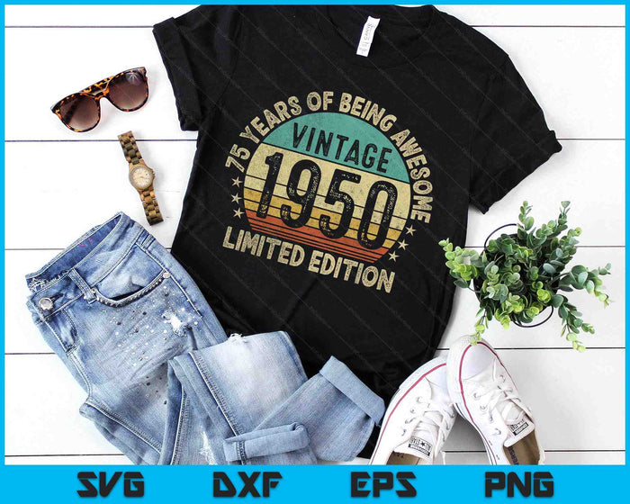 50 Years Old Gifts Vintage 1975 Funny 50th Birthday Retro SVG PNG Digital Printable Files 50 Years Old Gifts Vintage 1975 Funny 50th Birthday Retro SVG PNG Digital Printable Files