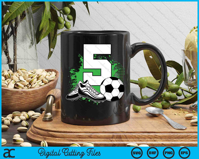 5th Birthday Boys 5 Years Soccer Football Player Birthday SVG PNG Digital Cutting Files 5th Birthday Boys 5 Years Soccer Football Player Birthday SVG PNG Digital Cutting Files