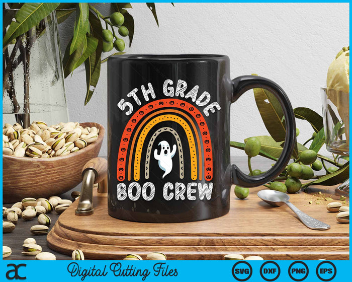 5th Grade Boo Crew Teacher Student Halloween Costume SVG PNG Digital Cutting File 5th Grade Boo Crew Teacher Student Halloween Costume SVG PNG Digital Cutting File
