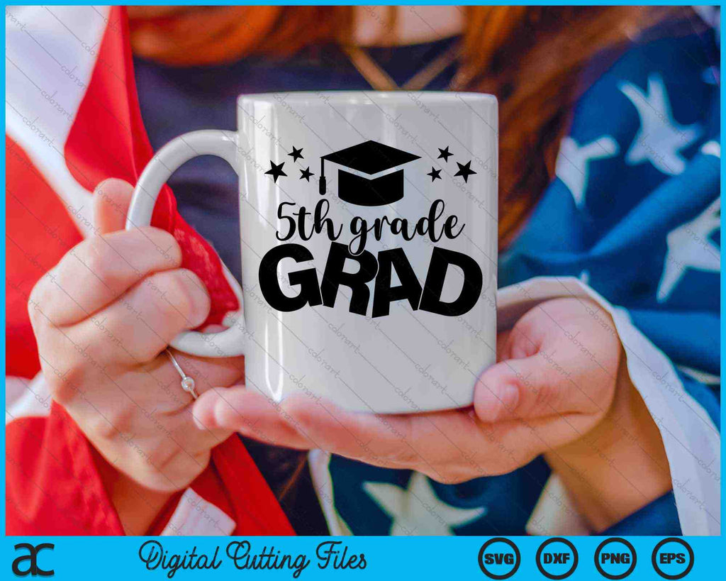 5th Grade Grad Middle School Graduation SVG PNG Digital Files 5th-grade-grad-middle-school-graduation-svg-png-digital-files