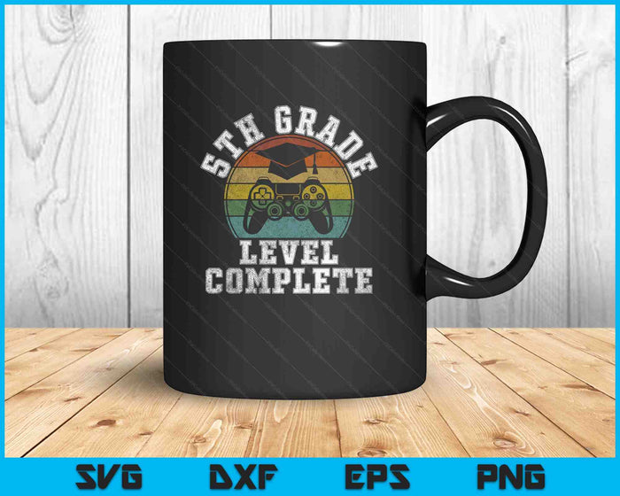 5th Grade Level Complete Third Grade Graduation Video Gamer SVG PNG Digital Printable Files 5th Grade Level Complete Third Grade Graduation Video Gamer SVG PNG Digital Printable Files