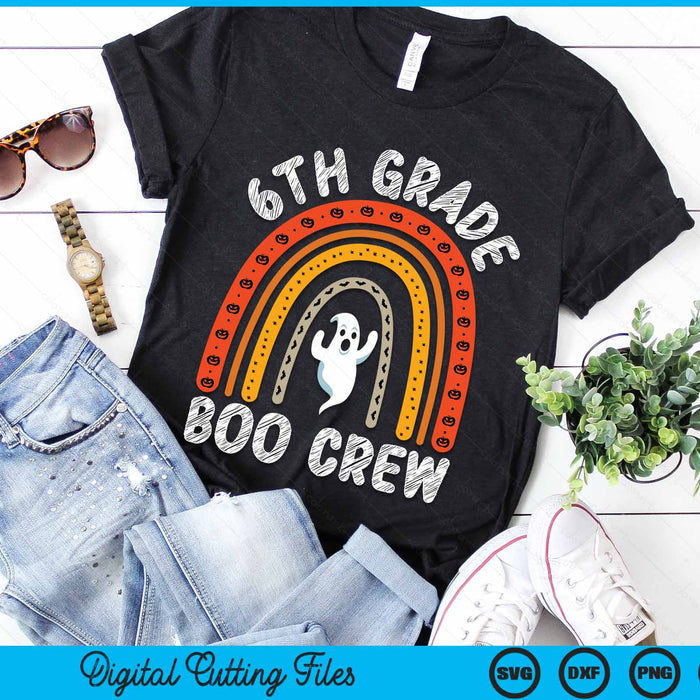 6th Grade Boo Crew Teacher Student Halloween Costume SVG PNG Digital Cutting File 6th Grade Boo Crew Teacher Student Halloween Costume SVG PNG Digital Cutting File