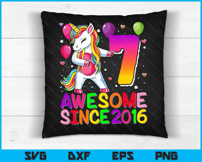 7 jaar oude Unicorn flossen 7e verjaardag meisje Unicorn partij SVG PNG digitale snijbestanden 7 jaar oude Unicorn flossen 7e verjaardag meisje Unicorn partij SVG PNG digitale snijbestanden