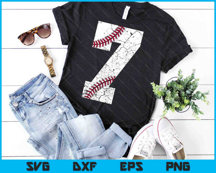 7th Birthday 2023 Baseball SVG PNG Cutting Printable Files 7th Birthday 2023 Baseball SVG PNG Cutting Printable Files