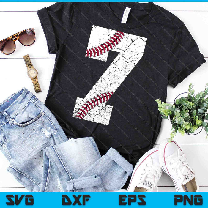 7th Birthday 2023 Baseball SVG PNG Cutting Printable Files 7th Birthday 2023 Baseball SVG PNG Cutting Printable Files