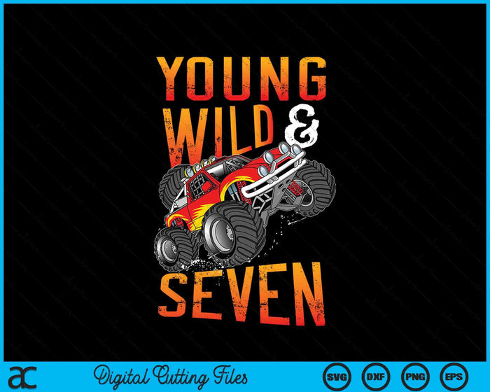 7th Birthday Boy Monster Truck Rule JAM Seven Years SVG PNG Digital Printable Files 7th Birthday Boy Monster Truck Rule JAM Seven Years SVG PNG Digital Printable Files