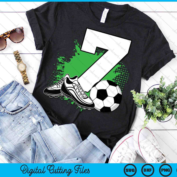 7th Birthday Boys 7 Years Soccer Football Player Birthday SVG PNG Digital Cutting Files 7th Birthday Boys 7 Years Soccer Football Player Birthday SVG PNG Digital Cutting Files