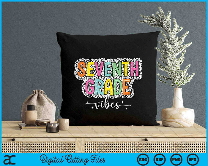 7th Seventh Grade Vibes Back To School Dalmatian Dots SVG PNG Digital Printable Files 7th Seventh Grade Vibes Back To School Dalmatian Dots SVG PNG Digital Printable Files
