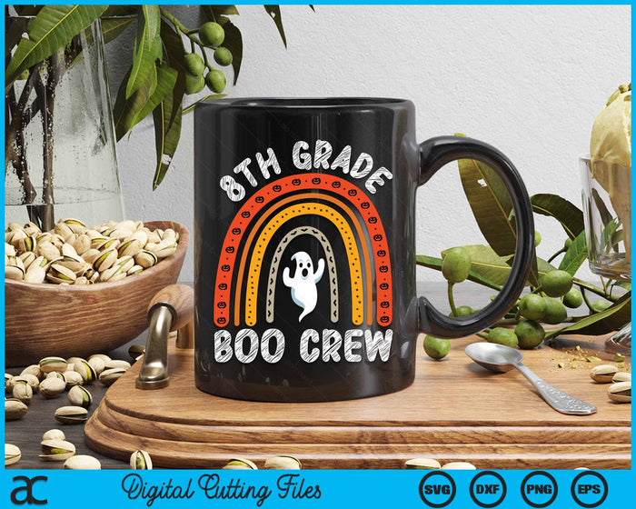 8th Grade Boo Crew Teacher Student Halloween Costume SVG PNG Digital Cutting File 8th Grade Boo Crew Teacher Student Halloween Costume SVG PNG Digital Cutting File