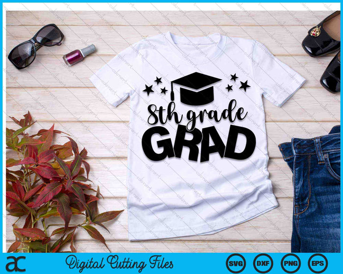 8th Grade Grad Middle School Graduation SVG PNG Digital Cutting Files 8th Grade Grad Middle School Graduation SVG PNG Digital Cutting Files