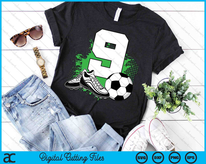 9th Birthday Boys 9 Years Soccer Football Player Birthday SVG PNG Digital Cutting Files 9th Birthday Boys 9 Years Soccer Football Player Birthday SVG PNG Digital Cutting Files
