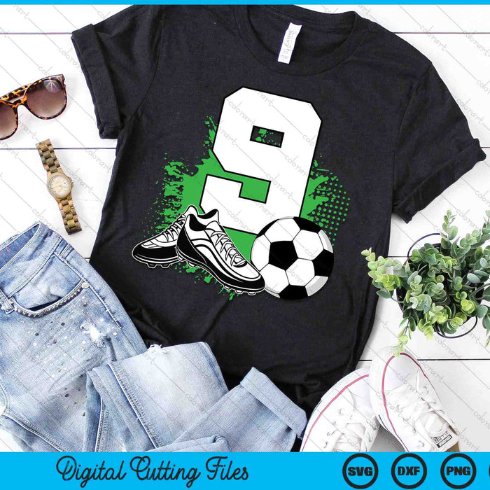 9th Birthday Boys 9 Years Soccer Football Player Birthday SVG PNG Digital Cutting Files 9th Birthday Boys 9 Years Soccer Football Player Birthday SVG PNG Digital Cutting Files