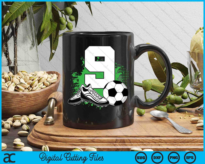 9th Birthday Boys 9 Years Soccer Football Player Birthday SVG PNG Digital Cutting Files 9th Birthday Boys 9 Years Soccer Football Player Birthday SVG PNG Digital Cutting Files