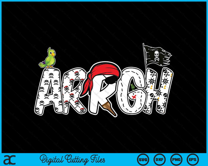 ARRGH Pirate Style Pirate Christmas Costume SVG PNG Digital Cutting Files ARRGH Pirate Style Pirate Christmas Costume SVG PNG Digital Cutting Files