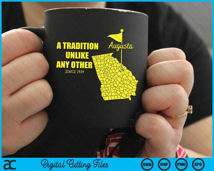 Una tradición diferente a cualquier otra desde 1934 Augusta Georgia Golfing SVG PNG Cortando archivos imprimibles Una tradición diferente a cualquier otra desde 1934 Augusta Georgia Golfing SVG PNG Cortando archivos imprimibles
