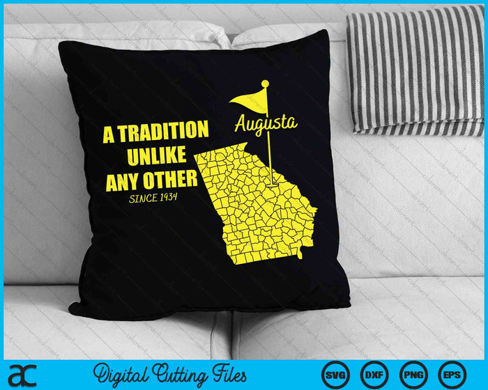 Una tradición diferente a cualquier otra desde 1934 Augusta Georgia Golfing SVG PNG Cortando archivos imprimibles Una tradición diferente a cualquier otra desde 1934 Augusta Georgia Golfing SVG PNG Cortando archivos imprimibles