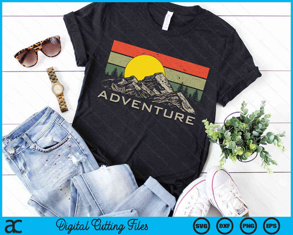 Adventure Outdoor Camping Backpacking Hiking SVG PNG Cutting Printable Files