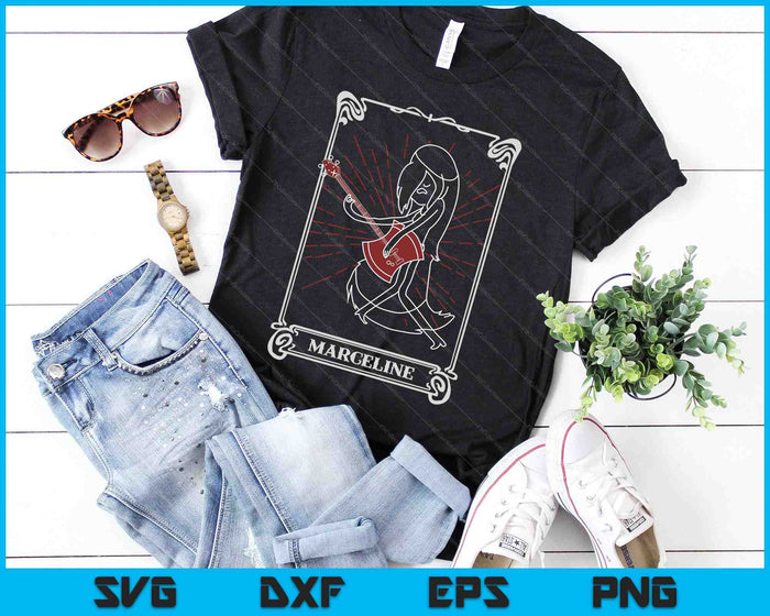 Adventure Time Halloween Marceline Tarot Card SVG PNG Digital Cutting Files Adventure Time Halloween Marceline Tarot Card SVG PNG Digital Cutting Files