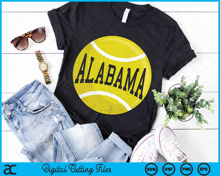 Alabama Tennis Fan SVG PNG Digital Cutting Files Alabama Tennis Fan SVG PNG Digital Cutting Files