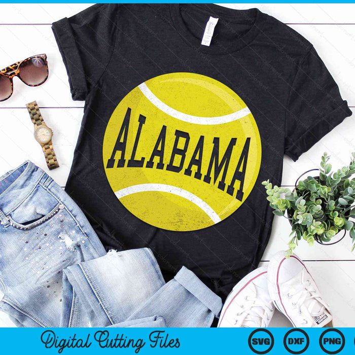 Alabama Tennis Fan SVG PNG Digital Cutting Files Alabama Tennis Fan SVG PNG Digital Cutting Files