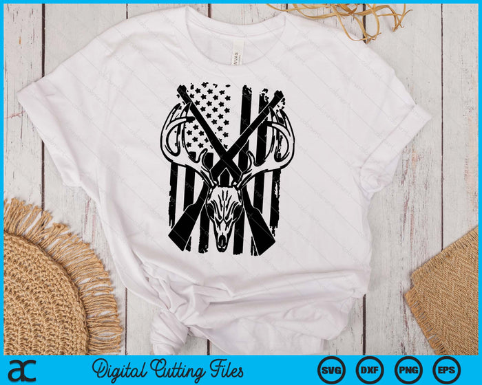 American Flag Deer Hunting SVG PNG Digital Cutting Files American Flag Deer Hunting SVG PNG Digital Cutting Files