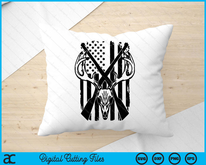 American Flag Deer Hunting SVG PNG Digital Cutting Files American Flag Deer Hunting SVG PNG Digital Cutting Files