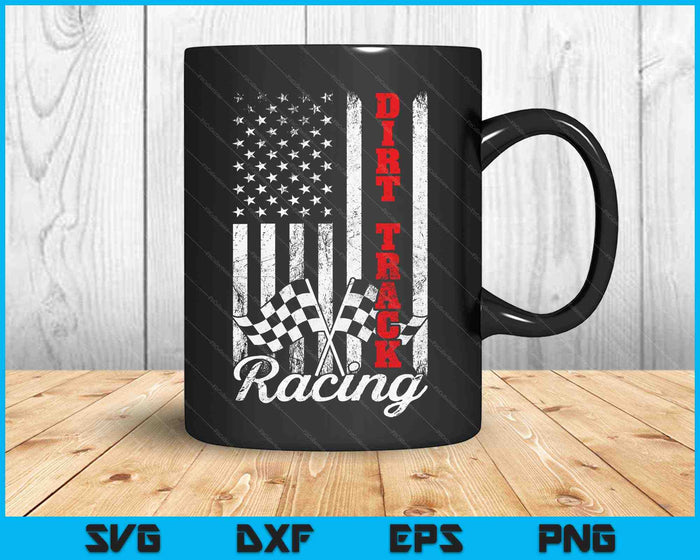 American Flag Dirt Track Racing Car Bike Driver Racer SVG PNG Cutting Printable Files American Flag Dirt Track Racing Car Bike Driver Racer SVG PNG Cutting Printable Files