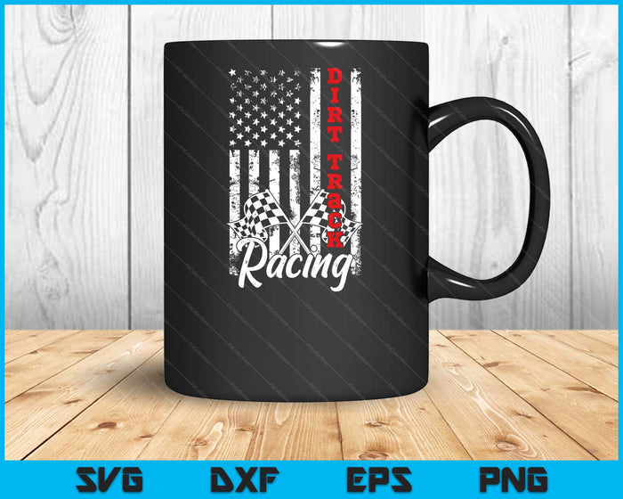 American Flag Dirt Track Racing Car Bike Driver Racer Gift SVG PNG Digital Cutting Files American Flag Dirt Track Racing Car Bike Driver Racer Gift SVG PNG Digital Cutting Files