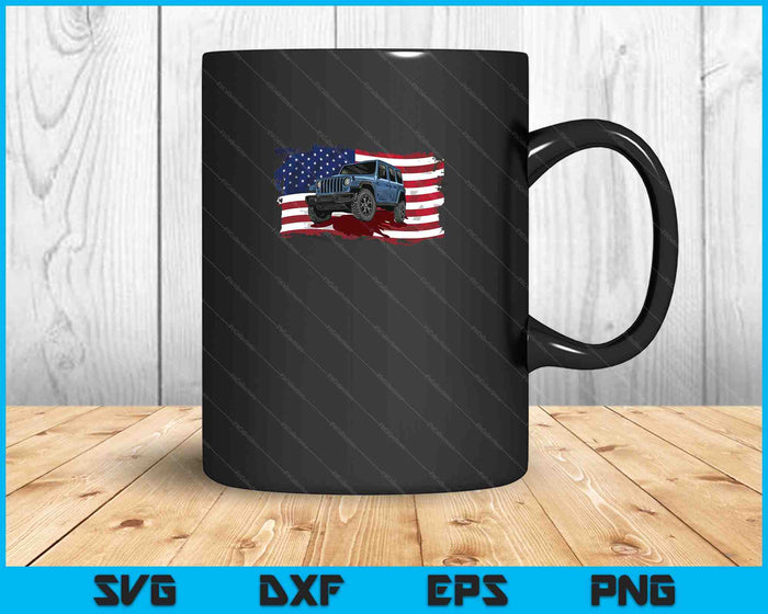 American Flag Off Roading SVG PNG Cutting Printable Files American Flag Off Roading SVG PNG Cutting Printable Files