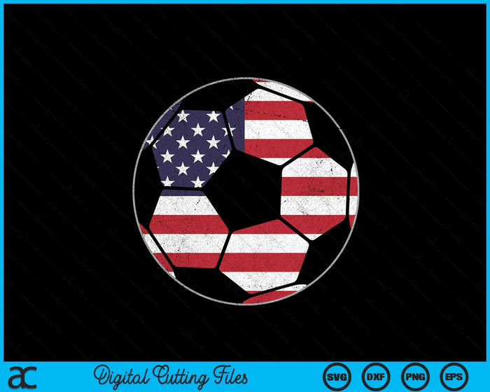 American Flag Soccer Ball Men Women Kids SVG PNG Digital Cutting Files American Flag Soccer Ball Men Women Kids SVG PNG Digital Cutting Files