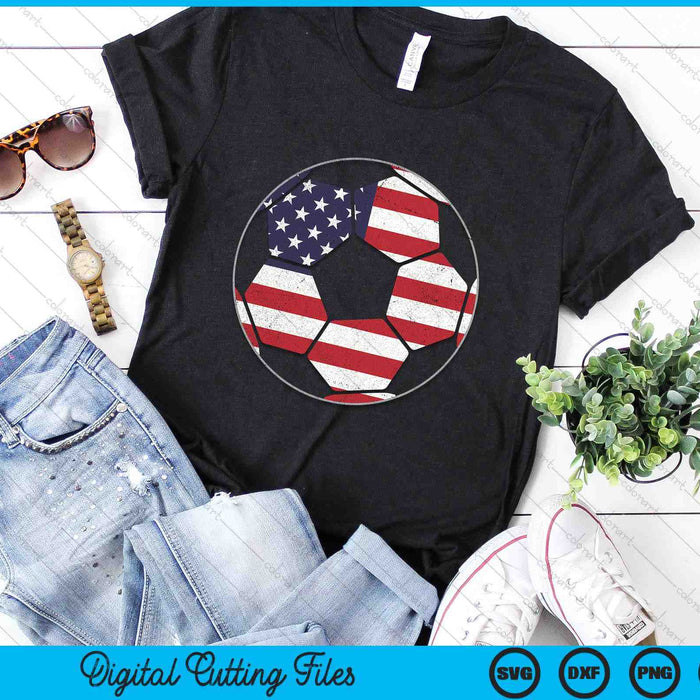 American Flag Soccer Ball Men Women Kids SVG PNG Digital Cutting Files American Flag Soccer Ball Men Women Kids SVG PNG Digital Cutting Files