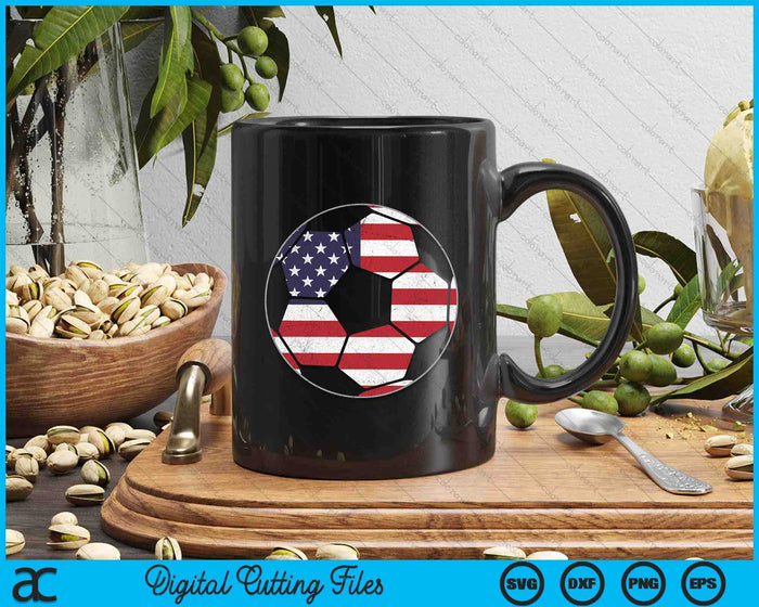 American Flag Soccer Ball Men Women Kids SVG PNG Digital Cutting Files American Flag Soccer Ball Men Women Kids SVG PNG Digital Cutting Files