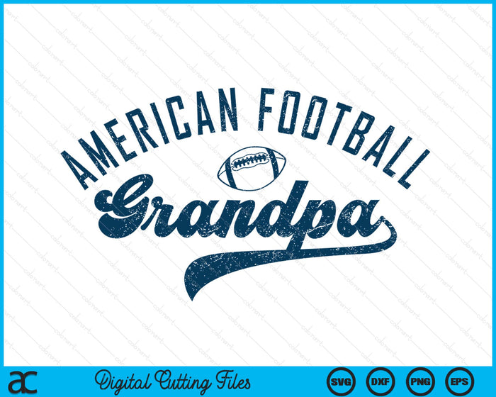 American Football Grandpa Gifts Daddy Father's Day SVG PNG Digital Printable Files American Football Grandpa Gifts Daddy Father's Day SVG PNG Digital Printable Files