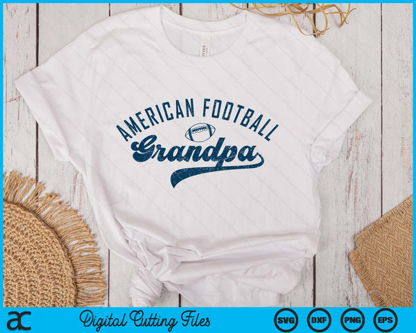 American Football Grandpa Gifts Daddy Father's Day SVG PNG Digital Printable Files