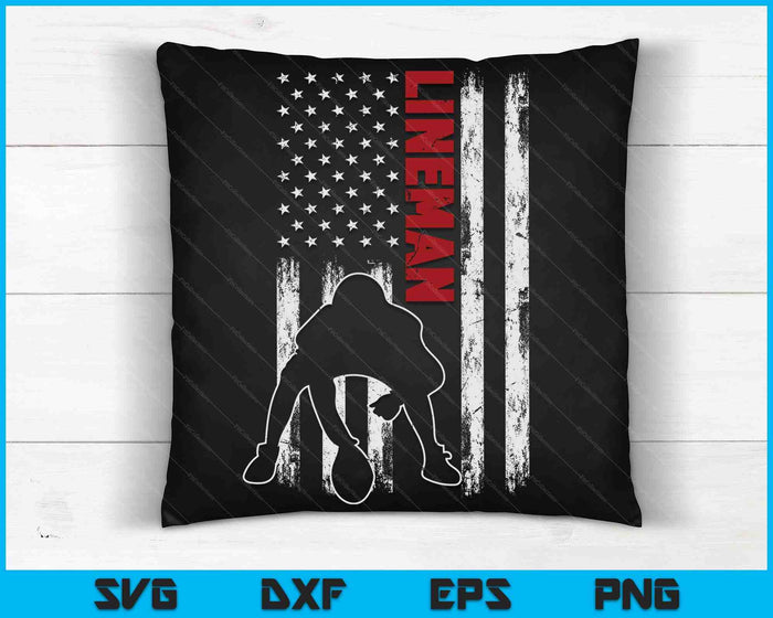 American Football Lineman Offensive Player SVG PNG Digital Cutting Files American Football Lineman Offensive Player SVG PNG Digital Cutting Files