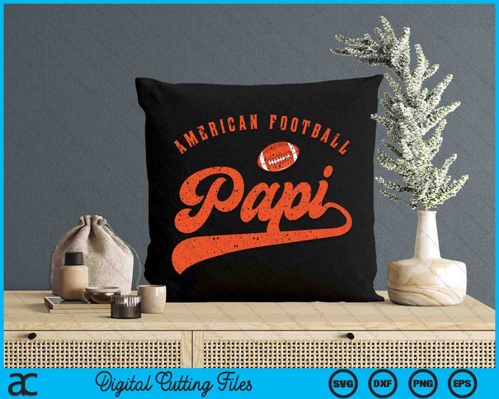 American Football Papi SVG PNG Digital Cutting File American Football Papi SVG PNG Digital Cutting File