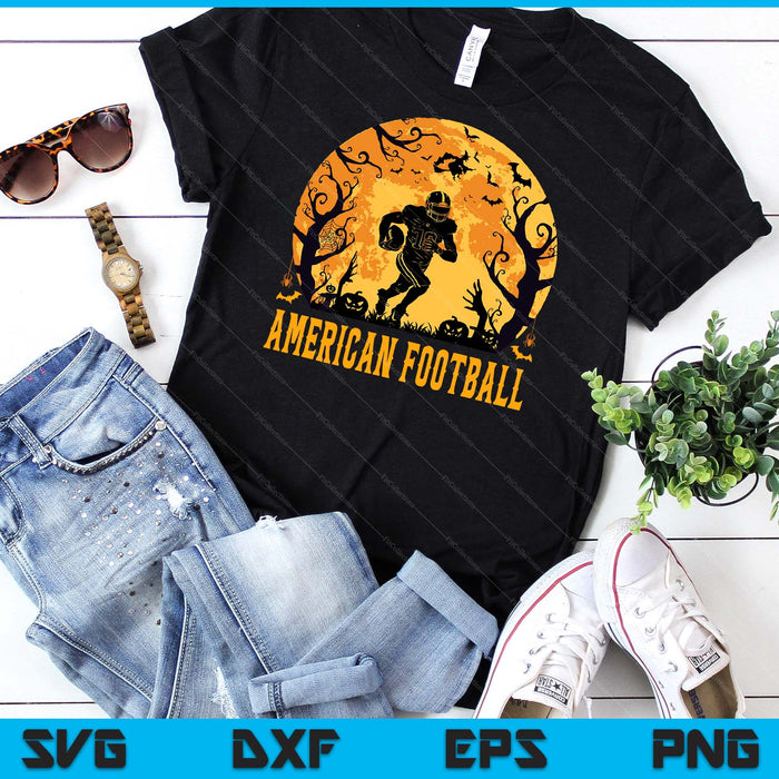 American Football Player Halloween Spooky SVG PNG Digital Cutting File American Football Player Halloween Spooky SVG PNG Digital Cutting File