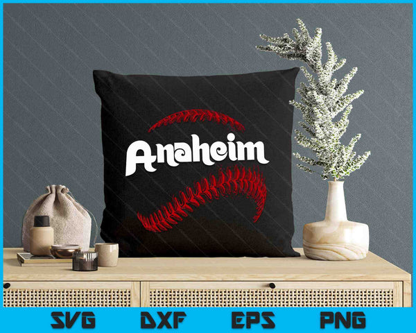 Anaheim Baseball Lovers Vintage Baseball Lovers Fans SVG PNG Digital Printable Files