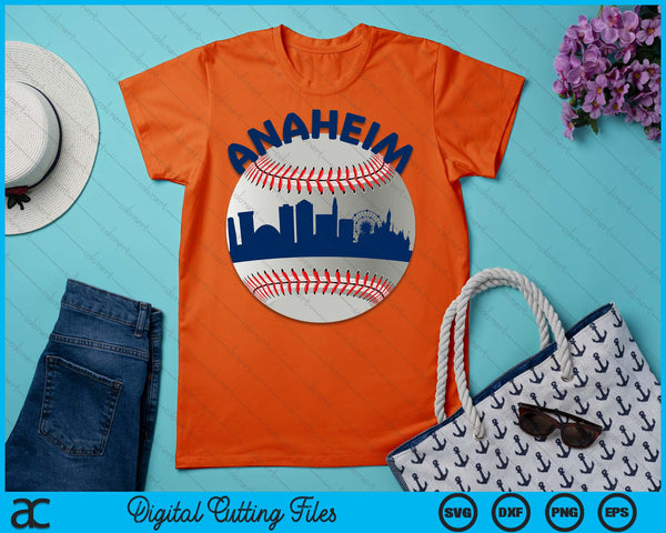 Anaheim Baseball Team Fans of Space City Anaheim Baseball SVG PNG Digital Cutting Files