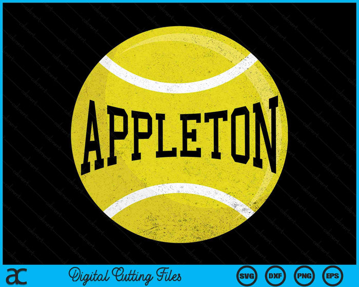 Appleton Tennis Fan SVG PNG Digital Cutting Files Appleton Tennis Fan SVG PNG Digital Cutting Files