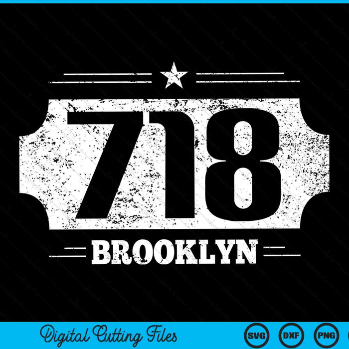 Area Code 718 Brooklyn SVG PNG Digital Cutting Files Area Code 718 Brooklyn SVG PNG Digital Cutting Files