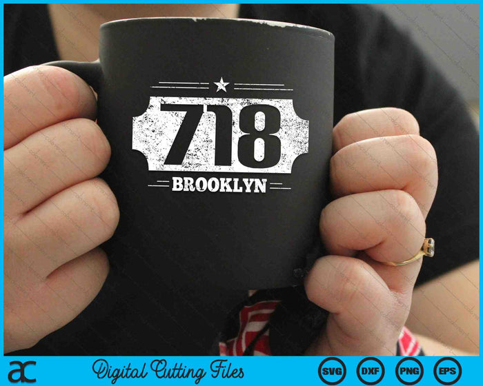 Area Code 718 Brooklyn SVG PNG Digital Cutting Files Area Code 718 Brooklyn SVG PNG Digital Cutting Files