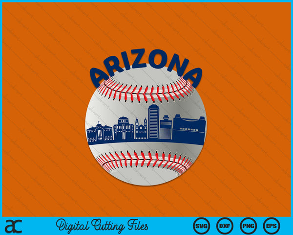 Arizona Baseball Team Fans of Space City Arizona Baseball SVG PNG Digital Cutting Files