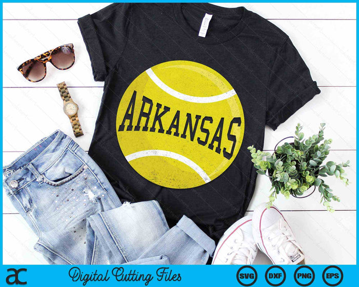 Arkansas Tennis Fan SVG PNG Digital Cutting Files Arkansas Tennis Fan SVG PNG Digital Cutting Files