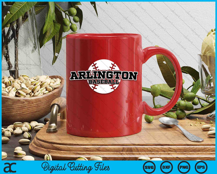 Arlington honkbal blok lettertype SVG PNG digitale snijbestanden Arlington honkbal blok lettertype SVG PNG digitale snijbestanden