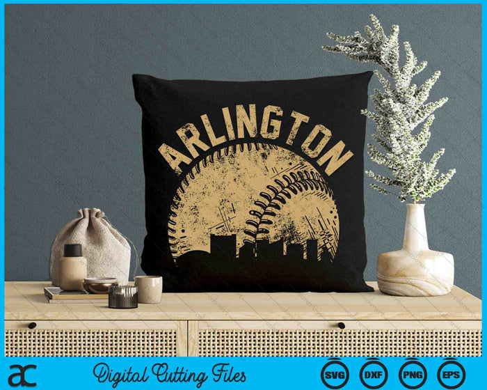 Arlington Baseball Skyline Player Coach Fan SVG PNG Digital Printable Files Arlington Baseball Skyline Player Coach Fan SVG PNG Digital Printable Files