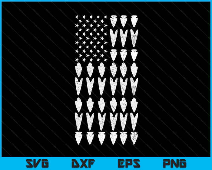 Arrowhead Hunting Collector Usa Flag Hunt Hunter SVG PNG Digital Cutting Files Arrowhead Hunting Collector Usa Flag Hunt Hunter SVG PNG Digital Cutting Files