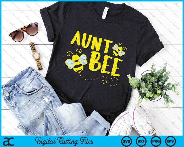 Aunt Bee Family Matching Beekeeping Aunt SVG PNG Digital Cutting Files