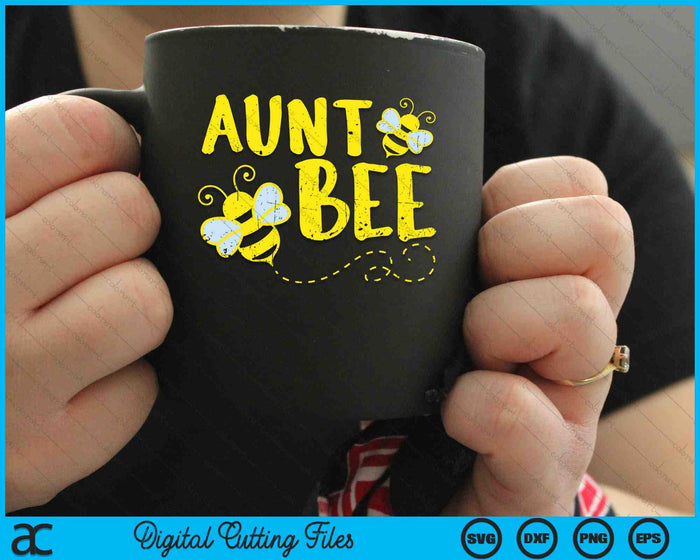 Aunt Bee Family Matching Beekeeping Aunt SVG PNG Digital Cutting Files